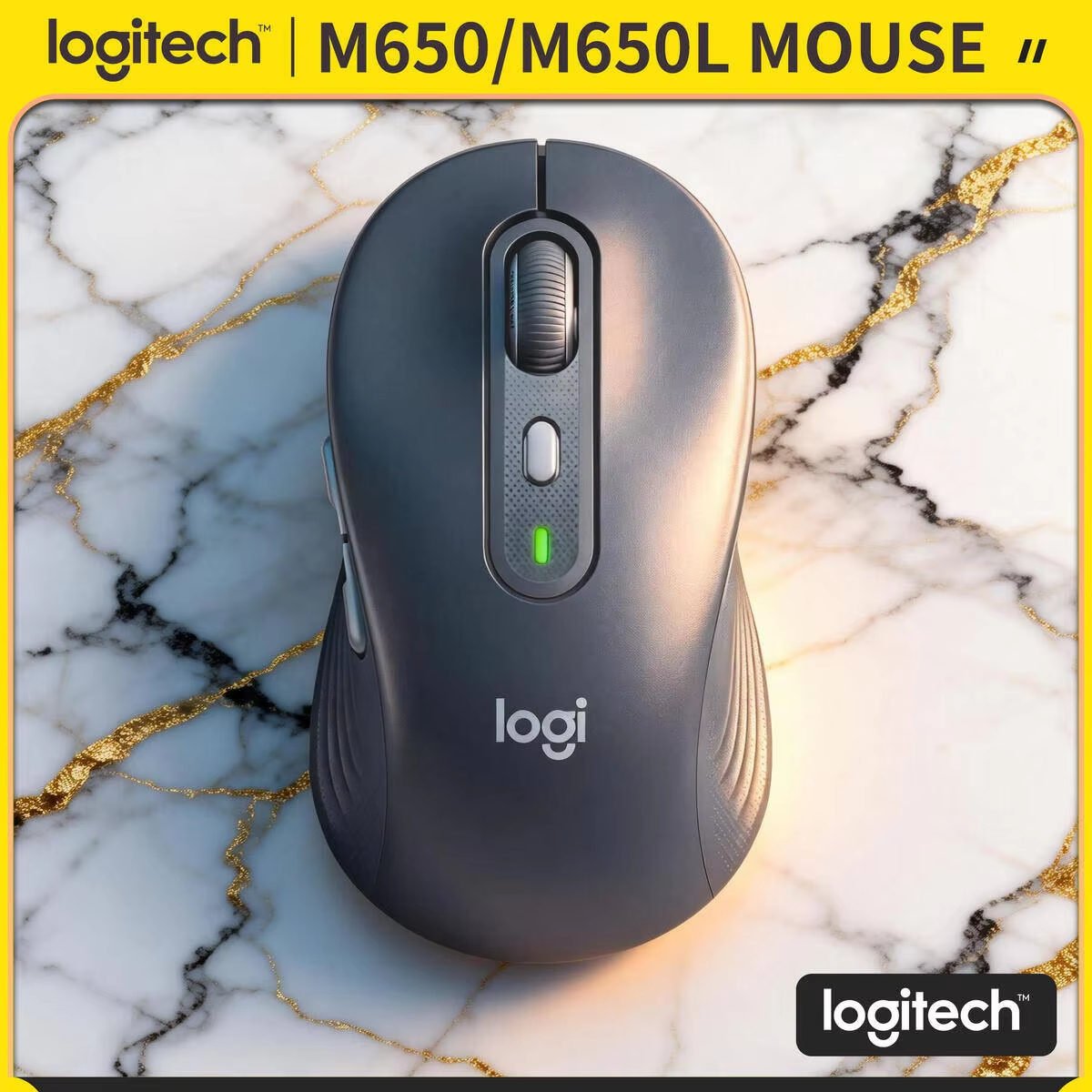 Logitech Home Cinema - Logitech Silent Wireless Mouse M650 Large