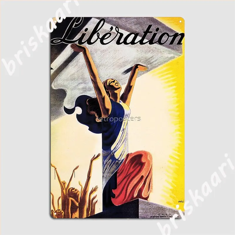 Home Cinema France - Liberation France Wwii Vintage War Propaganda