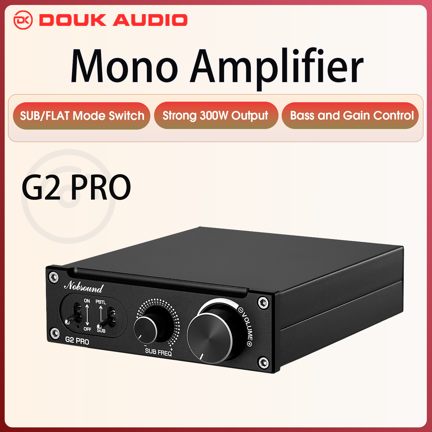 Douk Audio G2 PRO Hi-Fi 300W S - Home Cinema Subwoofer のレビューと価格