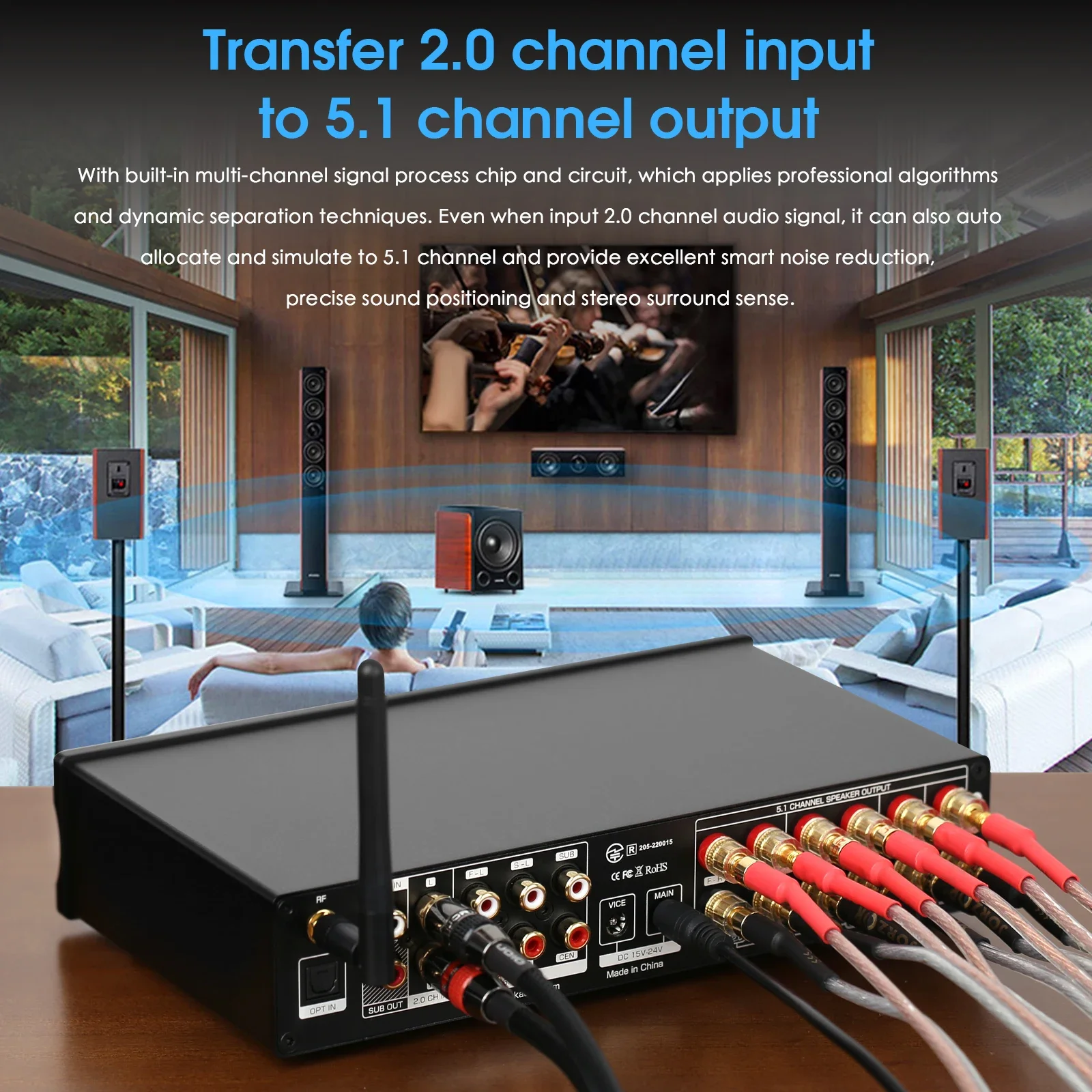Douk Audio 5.1 Channel Digital - Home Cinema Subwoofer のレビューと価格